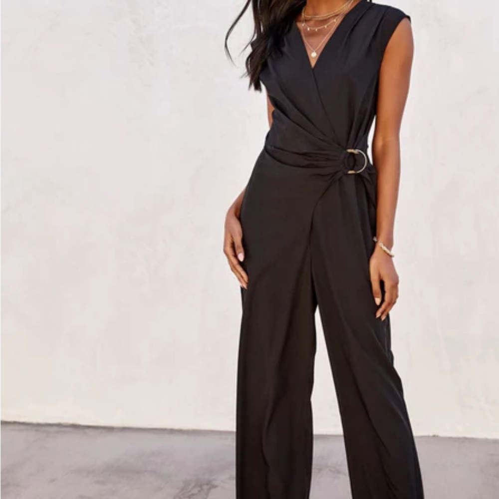 Side buckle jumpsuit